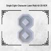 Cross-Shaped Planting Mold (25x19x8cm) - Slope Protection Plastic for Cement