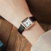 Student Vintage Watch Exquisite Small Square Disc Belt Watch Ladies Waterproof Quartz Watch