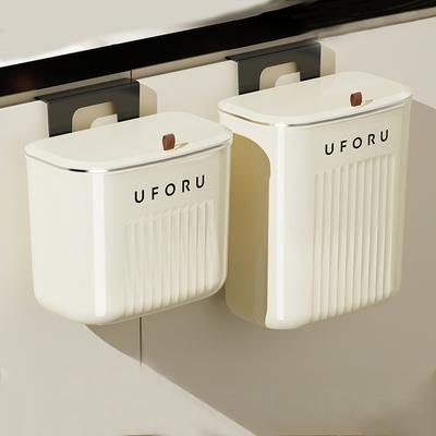 Hanging Countertop Trash Can Wall Mounted Hanging Trash Bin For Kitchens Cabinet Door With Lid Kitchen Trash Bins Garbage Can