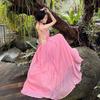Purely Sexy Sleeveless Backless Vacation Fairy-Style Tie-Up Long Dress for Women, Summer 2025 New Model with Large Hem and Straps