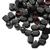 Universal Plastic Tire Valve Stem Caps with Rubber Ring Black Dustproof Air Valve Cover for Car Motorcycle Bike Wheel Tyre Valve Stems 1