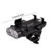 Lumière Avant de Vélo Lumière Avant LED Rechargeable Phare de Vélo 4 Modes d'Éclairage Étanche Fournitures de Vélo Lumière de Vélo avec Haut-parleur