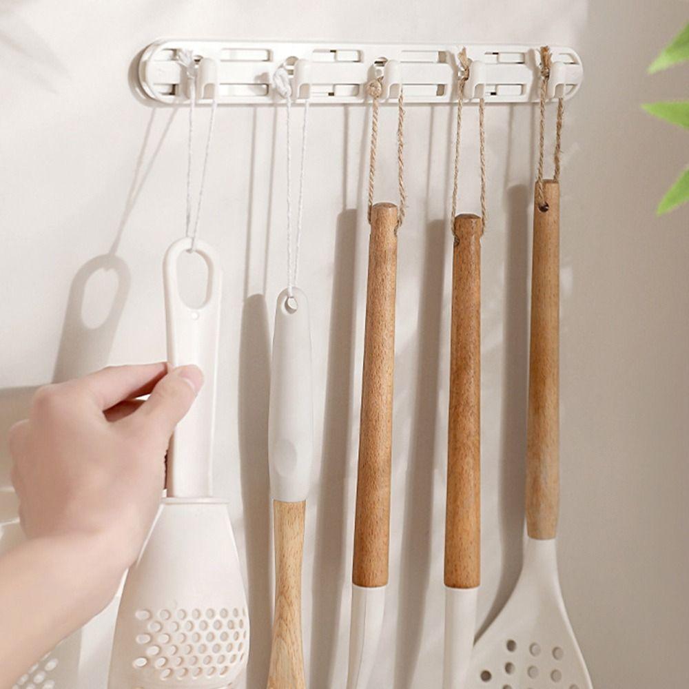 Pull Out Hook Rack Cheap Stretchable Pull-out Space-saving Coat Rack Hooks Towel Holder ...