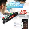 12V Car Radio Module 2x25W Stereo Bluetooth 5.0 MP3 Decoder Board 8-20V 50W Amplifier Handsfree Support FM TF USB AUX Recorder
