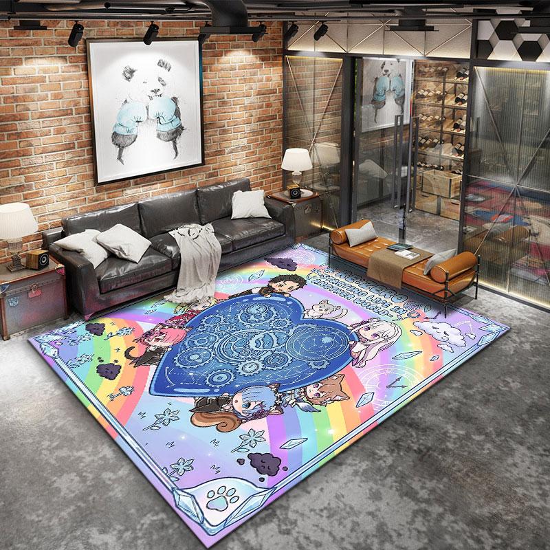 Re Zero Carpet Rug For Living Room Bedroom Home Sofa Decoration Kids Play Nonslip Floor Mat