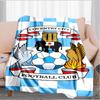 Coven-try Football Club Crest Printed Throws Blanket Soft Flannel Blankets for Couch Bed Gifts for Men Women Picnic blanket Christmas gifts