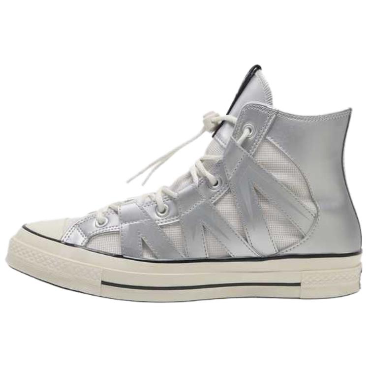 New Converse Chuck 70 Anti Slip Wear Resistant High Top Skateboard Shoes Unisex Silver A15187C