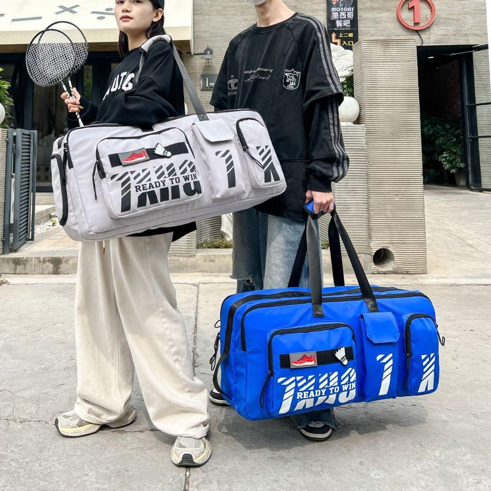 Shoes Compartment Tennis Shoulder Bag Large Capacity Carrying Handbag  for Men and Women