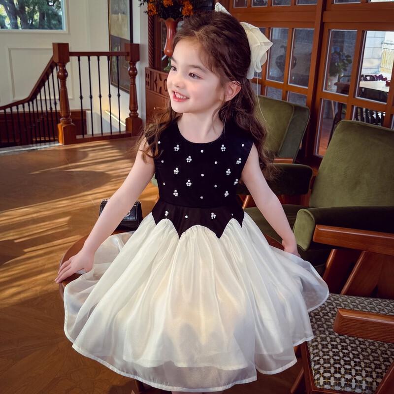 MIMIHELLO Girls' Sleeveless A-Line Summer Dress