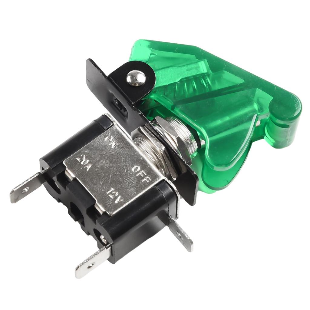 1pc On/Off Toggle Switch ASW-07D LED Light Diaphanous Cover 20A DC12V Replace