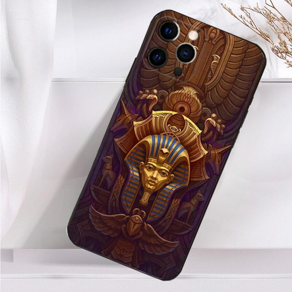 Art A-Ancient E-Egypt Phone Case For iPhone 16,15,14,13,12,11 Plus,Pro Max,XS,X,XR,SE,Mini,8,7 Soft Silicone Black Cover