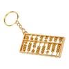2pcs 8 Rolls Abacus Key Ring Alloy Abacus Pendant Chinese Abacus Keychain  For Handbag Decoration