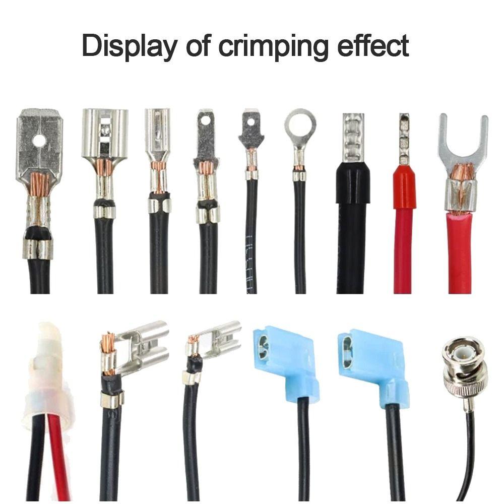 10WF/10A/103 Crimping Pliers Jaws Black Interchangeable Dies New Crimping Terminals Jaw Slot