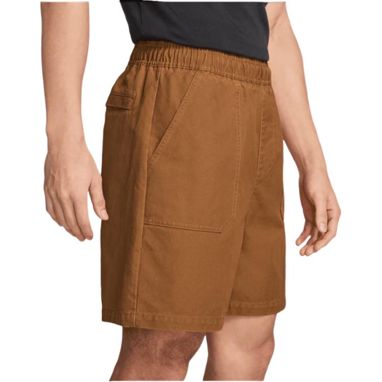 Jordan Solid Color Lightweight Breathable Mid Waist Casual Shorts Men shorts Desert-Bronze FV7265-228