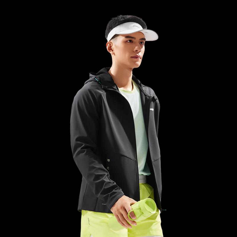 LI-NING Men s Windproof Water-Repellent Softshell Jacket M