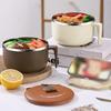 304 Stainless Steel Ramen Bowl Japanese-style Lunch Box Portable Food Container  Dormitory