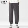 Męskie spodnie dresowe JEEP SPIRIT o luźnym kroju ze ściągaczem