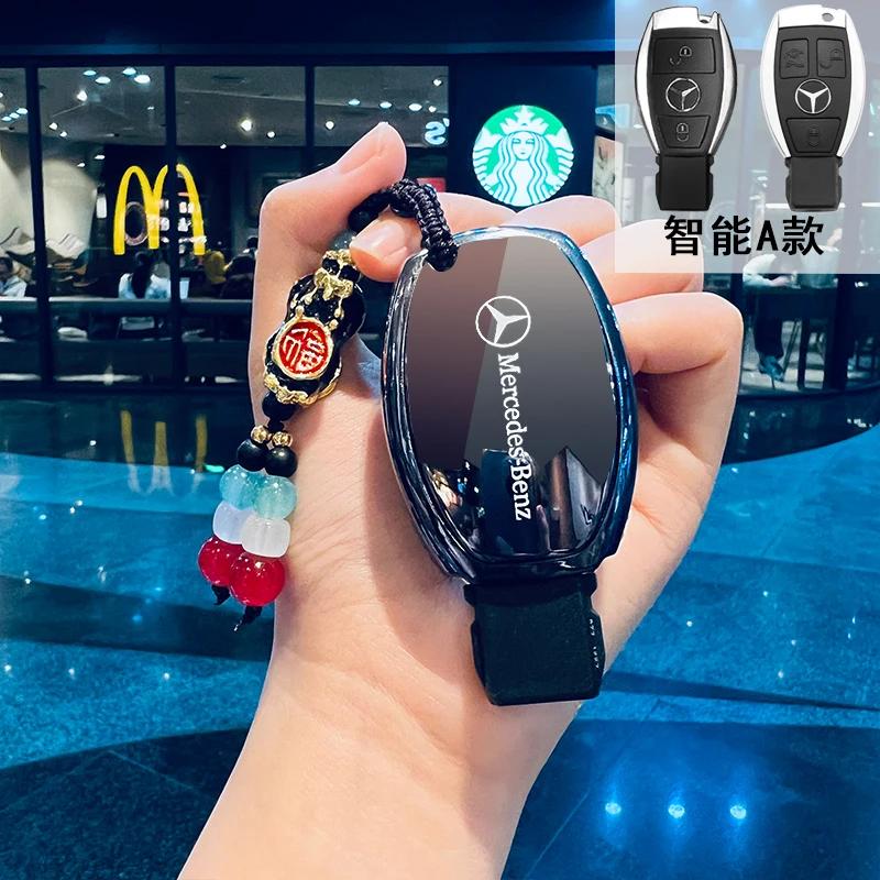 RPO5   TPU Key Fob Cover For Mercedes Benz A B C E S Class W204 W205 W212 W213 W176 GLC MAYBACH Keyless Soft Case
