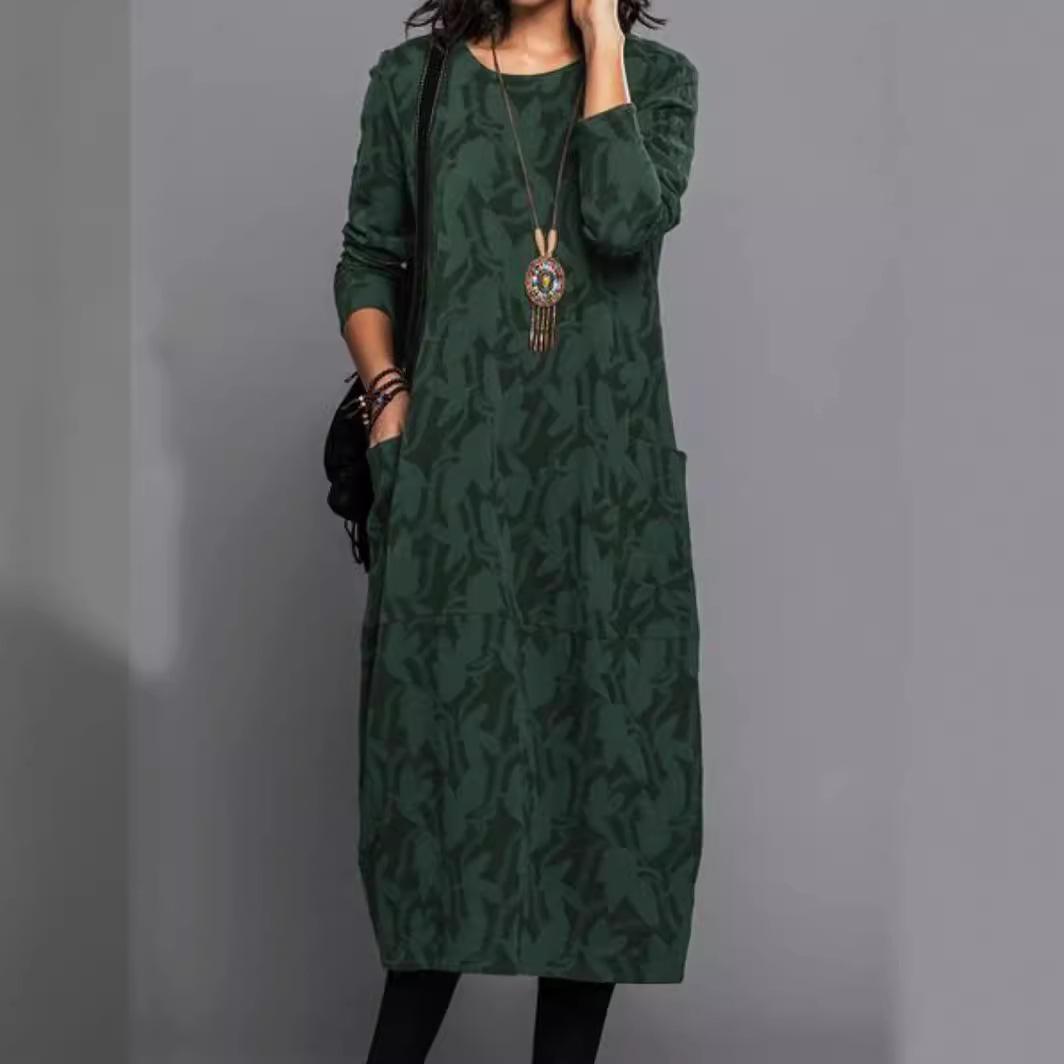 

Women s Personalized Round Neck Long Sleeve Dress Large