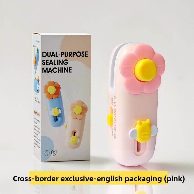 Mini USB Rechargeable Heat Sealer Portable Handheld Food Bag Sealing Clip for Home Travel