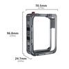 For DJI OSMO360 Action Camera Metal Rabbit Cage Anti-Fall Camera Protective Rabbit Cage Detachable Camera Bezel Accessories