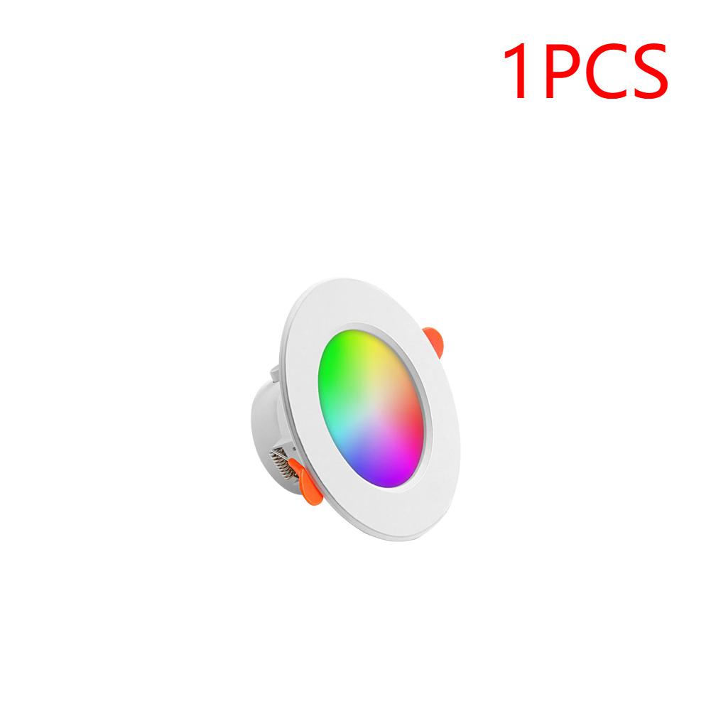 

1-16PCS Smart LED Downlight LED Ceiling Recessed Down Light Dimmmable Spot Lamp 10W RGB +CW+WW Changeable LED Downlight 1PCS