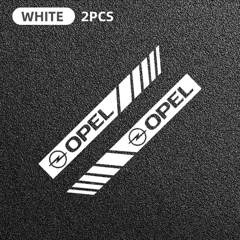 VKXG1 2Pcs Car Rearview Mirror Side Decal Stripe Sticker Vehicle Body For Opel Astra j Insignia Astra g Corsa Zafira Mokka Accessories