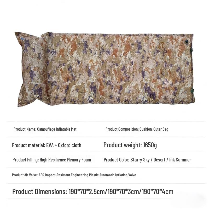 Weiss Camouflage Inflatable Sleeping Mat
