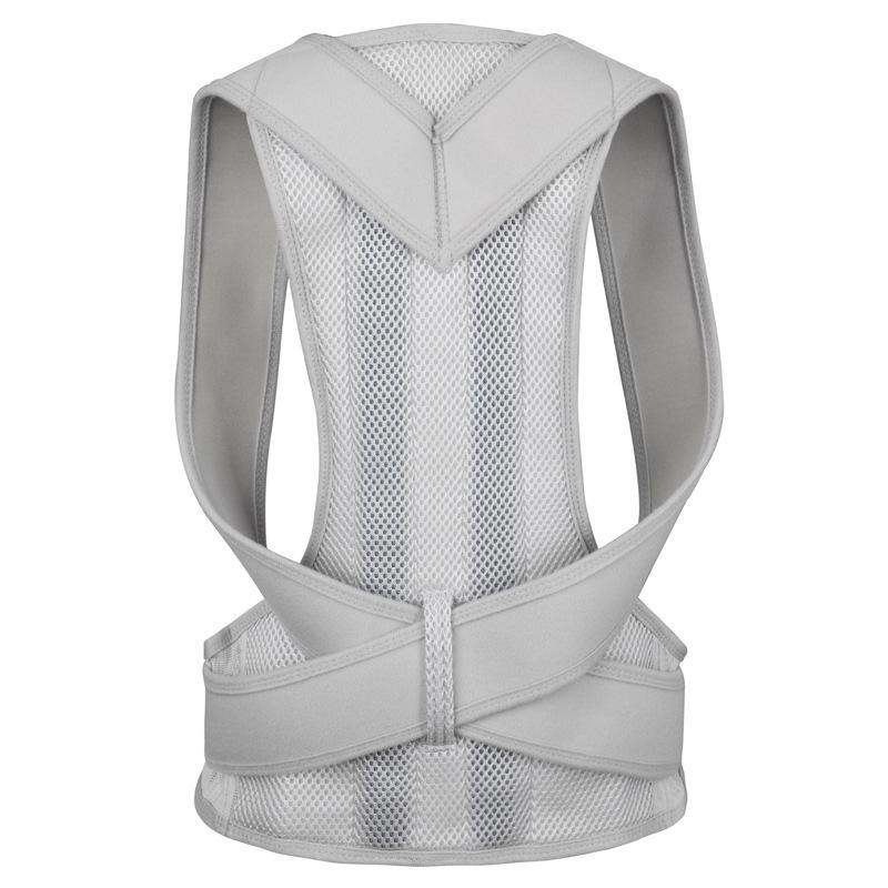 Reinforced Lumbar Column Posture Corrector Vest  Adjustable Back Support Strap Shoulder Spine Brace Neck Stretcher Trainer