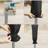 1Pcs Faucet Cover Winter Black Outdoor Waterproof Freeze Protection Insulation Outside Garden Faucet Tap Reusable Protector