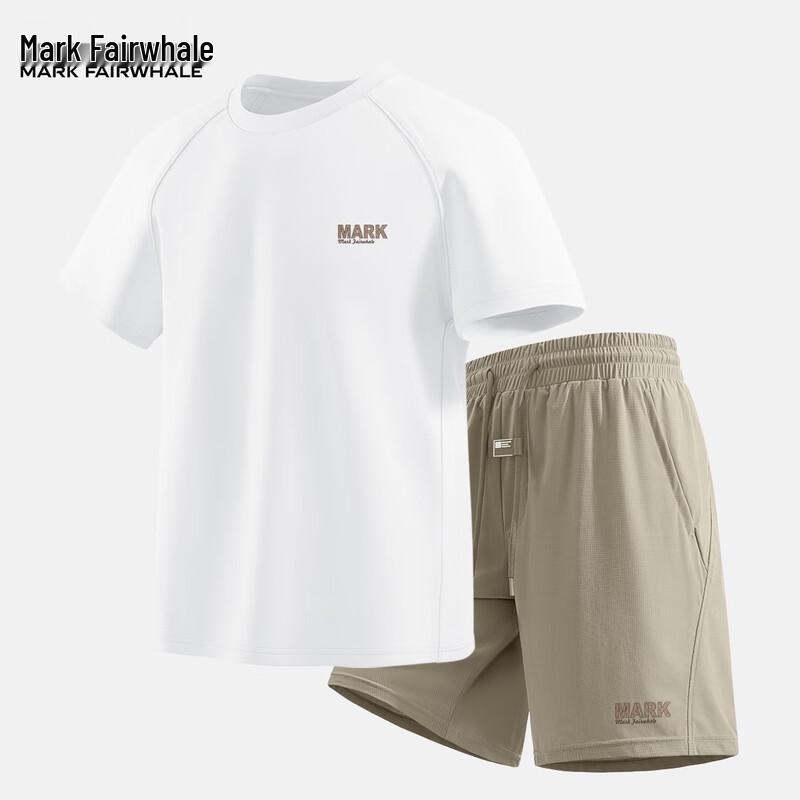 MARK FAIRWHALE Men s Ice Silk Quick-Dry Sportswear Set 2XL
