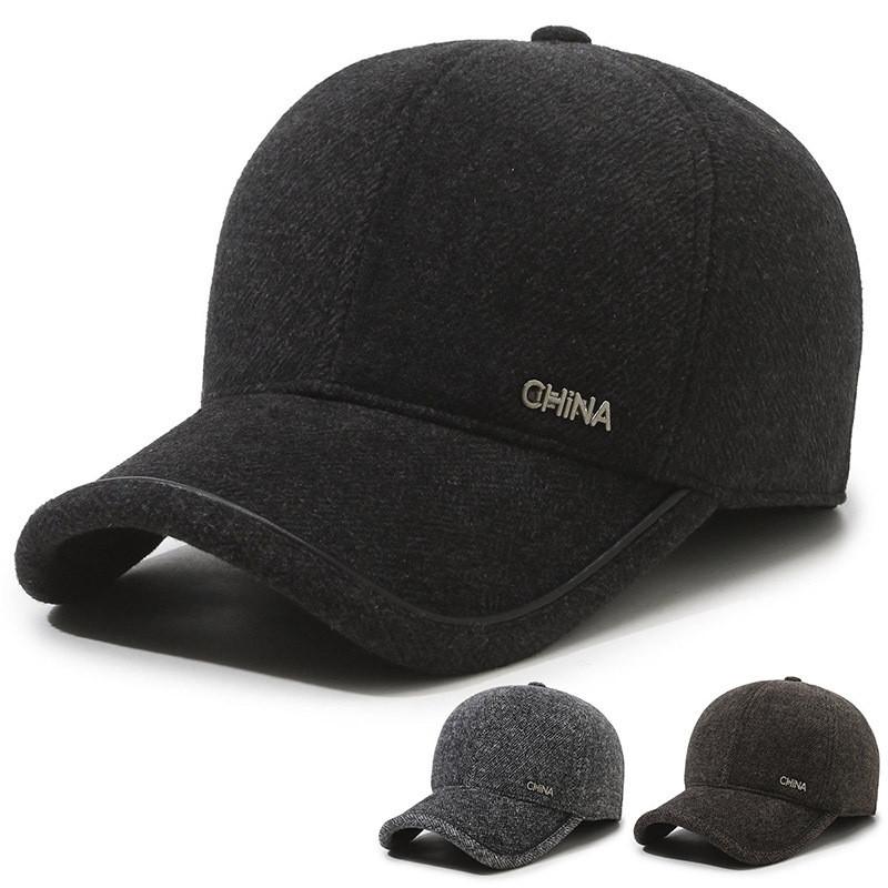 Baseball Cap Thickened Adjustable Outdoor Peaked Caps Windproof Hat Fashion