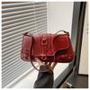 Bag Lady 2025 New Trendy High Sense Fashion Shoulder Messenger Bag Retro Versatile Internet Celebrity Explosion Small Square Bag