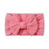 Solid Cable Bow Baby Headband for Child Nylon Layers Headwear Kids Elastic Turban Headwraps Newborn Boys Girls Hair Accessories