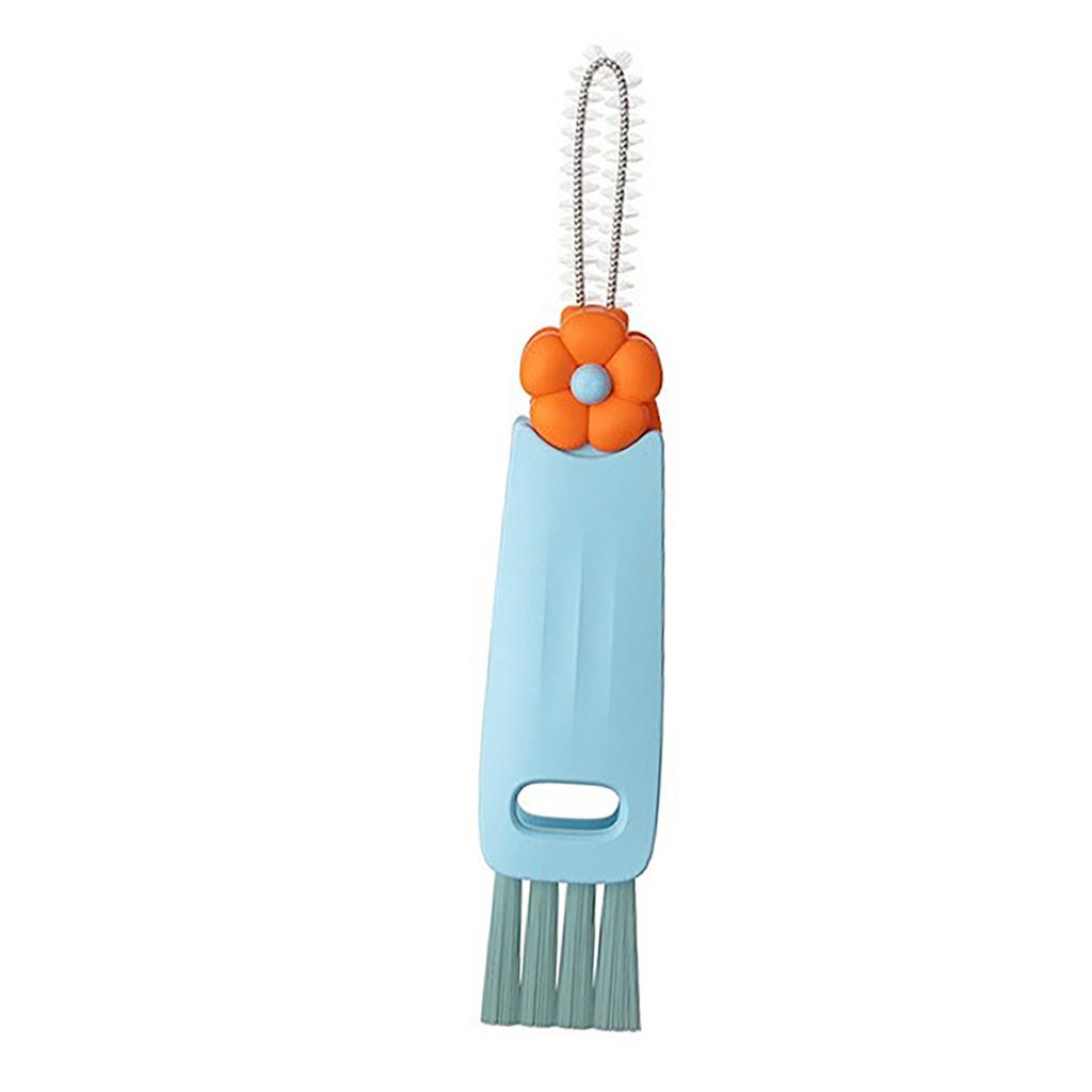 3 In 1 Cup Lid Cleaning Brush Soft Bristles Multi Functional Cup Cleaning Tools for Milk Bottle