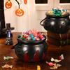 2 Pcs Witch Jar Handheld Basket Toys Halloween Decor Party Candy Bucket Bowl Kids Lanterns Portable Large Trick Treat Props