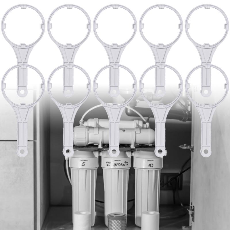 Chiave Filtro da 10 Pollici per Filtri dell'Acqua con Manico Ergonomico in Plastica per un Uso Sicuro e Confortevole