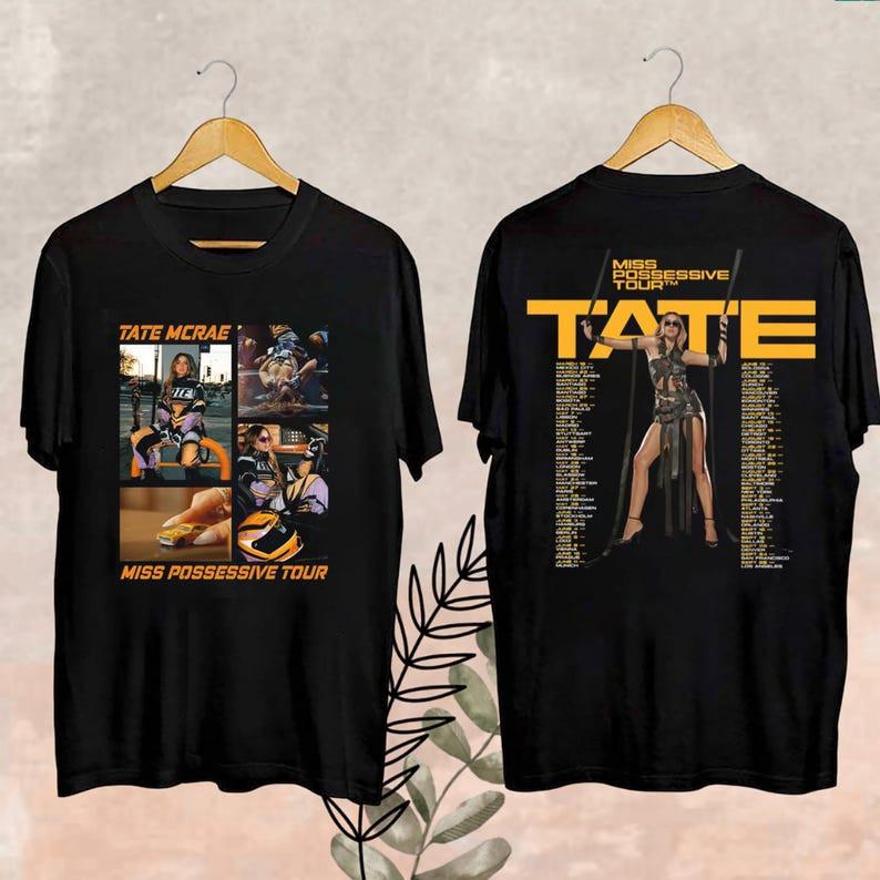 Tate McRae Tour 2026 Fan Shirt Tate McRae Miss Possessive World Tour 2026 Shirt XXL