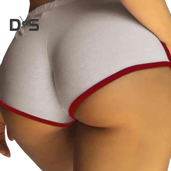 

Женские сексуальные шорты для занятий йогой, шорты-дельфины, эластичные шорты для бега, тренировок, повседневная мини-спортивная одежда для лета XL серый