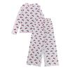 Linea Womens/Ladies Polka Dot Cotton Long Pyjama Set