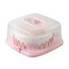 Transparent Cake Storage Box With Handle For Baking Snacks Bread Dust Proof Food Container For Kitchen Countertops