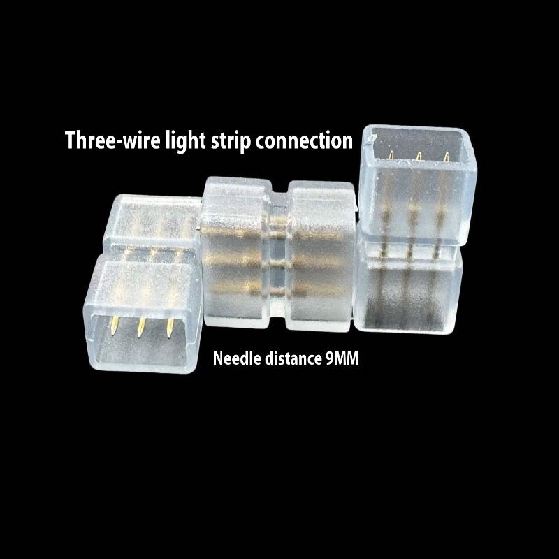 5Pcs Copper Rgb Connector Durable Gold 6/ 7/9/10/11/12/13Mm Led Strip Connector 2 Pin 3Pin 4Pin Terminals Connector Rgb