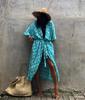 Black & White Tie-Dye Cardigan Beach Dress & Swimsuit Cover-Up
