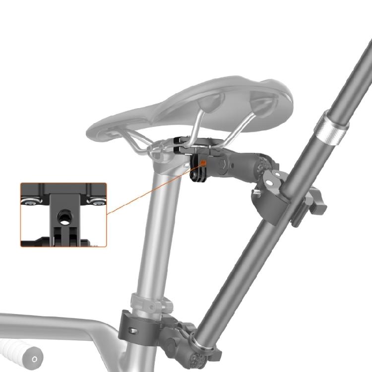 Aluminum Camera Mount Bike Post Mount Clamp for Bicycles For Stability and Durability in Various Riding Conditions