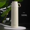 500ML Stainless Steel Thermos Cup Hot Coffee Vacuum Thermal Water Bottle Portable High-capacity Household Office Travel Tea Cups
