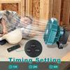Newest Ceiling Fan with LED Light Fit For Makita 14.4V 18V Lithium Battery