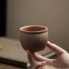 New Unglazed Old Rock Mud Wugu Fengdeng Master Cup Chinese Retro Ceramic Single Cup Creative Big Belly Cup As a Gift