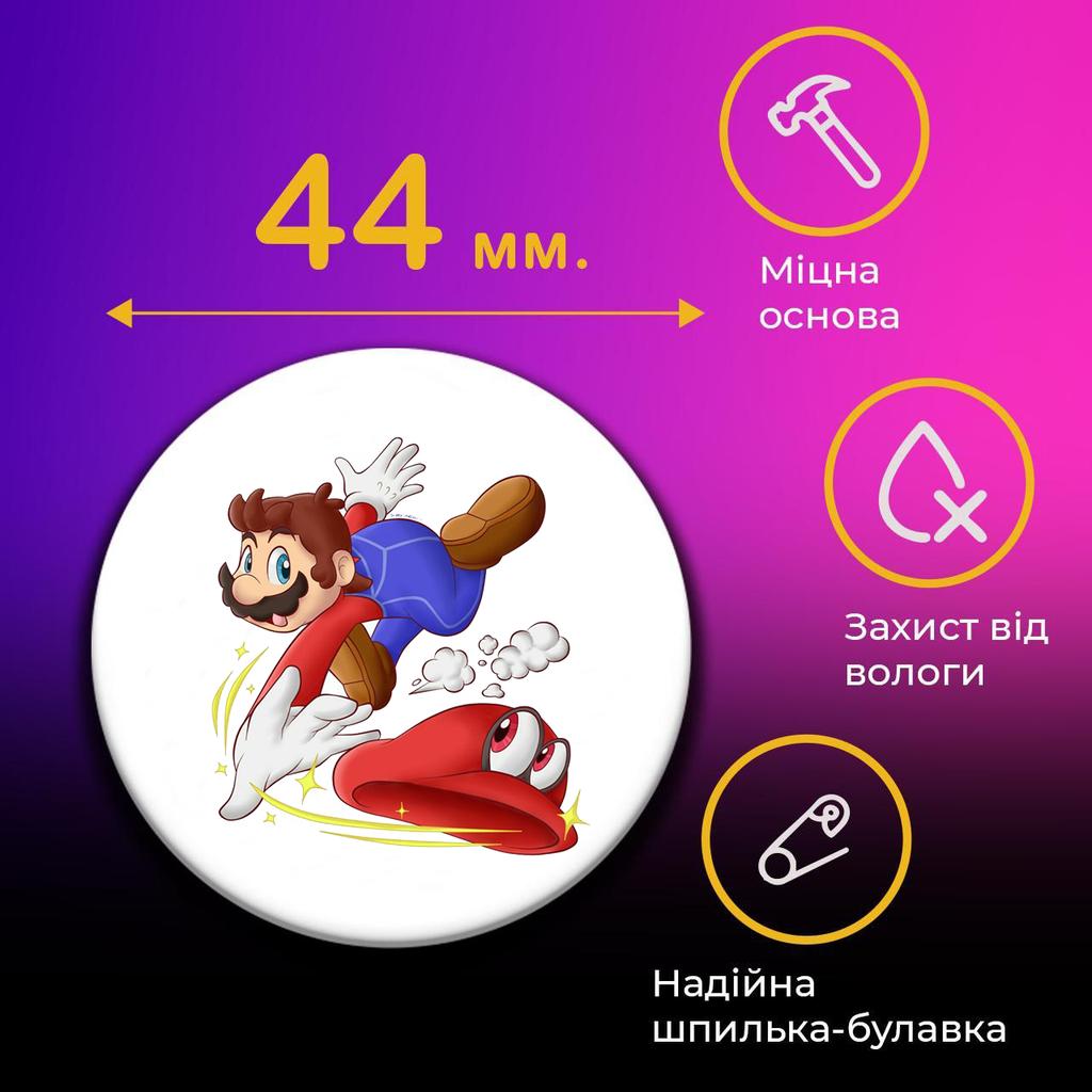 Super Mario Pin Badges Super Mario Pin 44mm Set 6pcs
