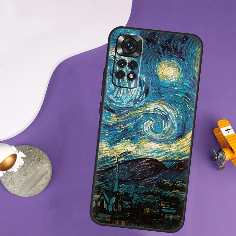 Iconic Painting Famous Art Case For Xiaomi Redmi Note 14 13 Pro 12 9 10 11 Pro 10S 11S 12S Redmi 14C 13C 10C 12C Cover