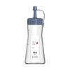 Squeeze Bottle With Cap Transparent Leakproof Plastic Dispenser For Kitchen
